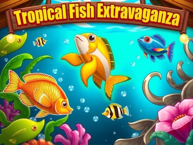 Tropical Fish Extravaganza Game Cover featuring Indian aquatic themes